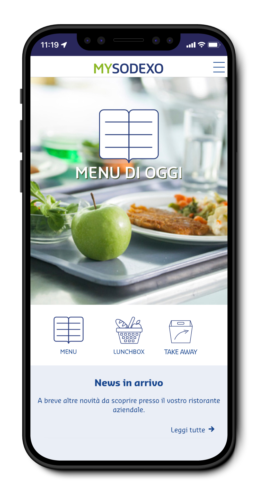 Progressive Web App per la visualizzazione del menu